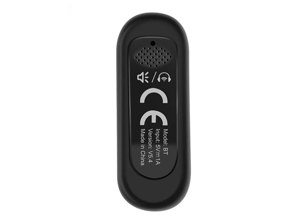 Fone de Ouvido Sem Fio Q26 com Lapela Bluetooth Adaptador Receptor Som Estéreo Led MDUG