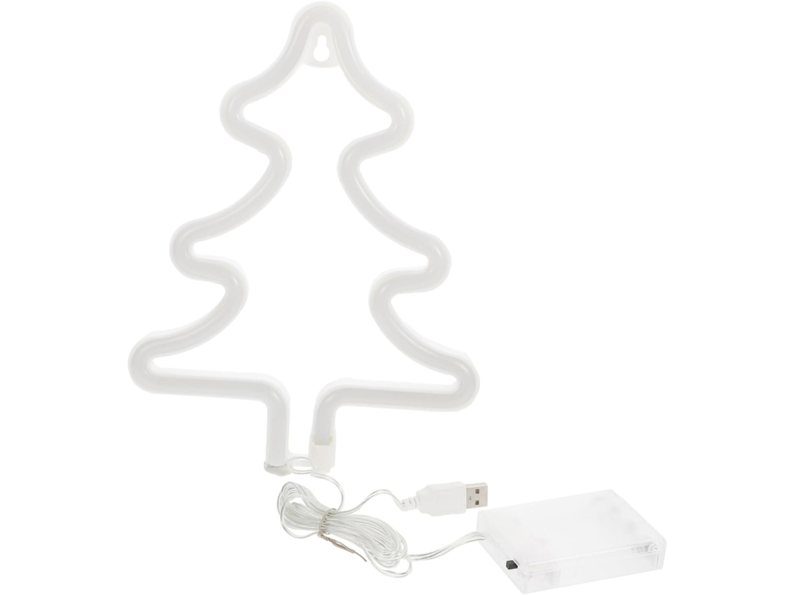 Mini Árvore De Natal Led Neon, Decoração Natalina Aconchegante E Portátil Para Sala E Quarto, Perfeita Para A Época De Natal. Gokoco