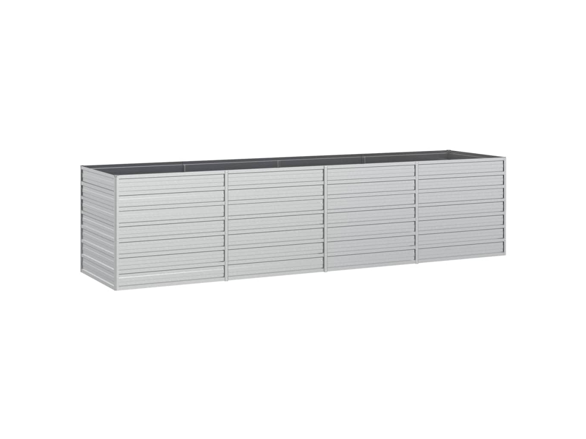 Garden Raised Bed, Garden Raised Beds Vidaxl Prateado Aço (320 X 80 X 77 Cm)