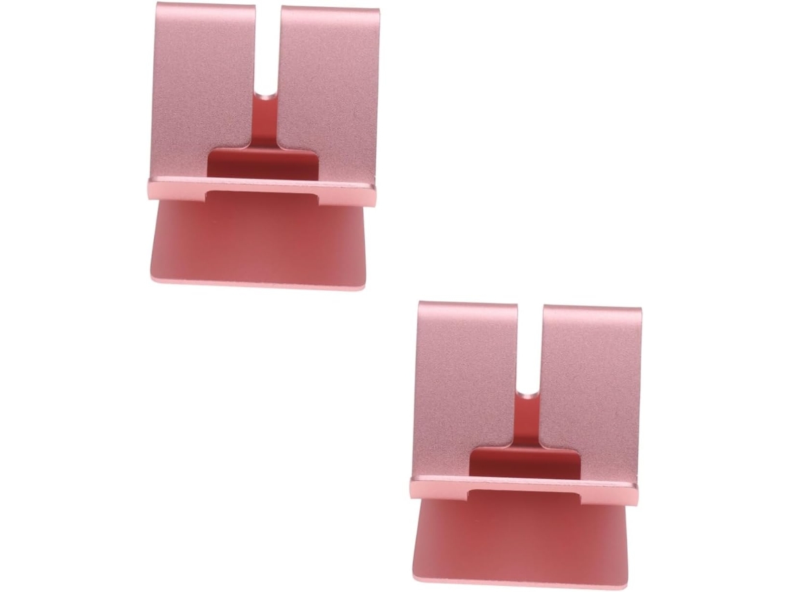 Suporte de Mesa Plano Portátil de Alumínio de 2 Peças para Celular Compatível SFUSHOS