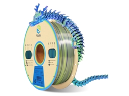 Filamento Pla Silk 1.75mm Três Cores Para Impressora 3d Precisão +/-0.03mm 1kg