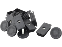 Ruilogod Conjunto De 8 Peças Tubos Niveladores Ajustáveis, 30x 60mm