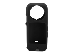 Action Camera Silicone Case Lightweight Soft Camera Case Cover Silicone Sleeve For Insta360 X3 Camera Black LAXISCREED