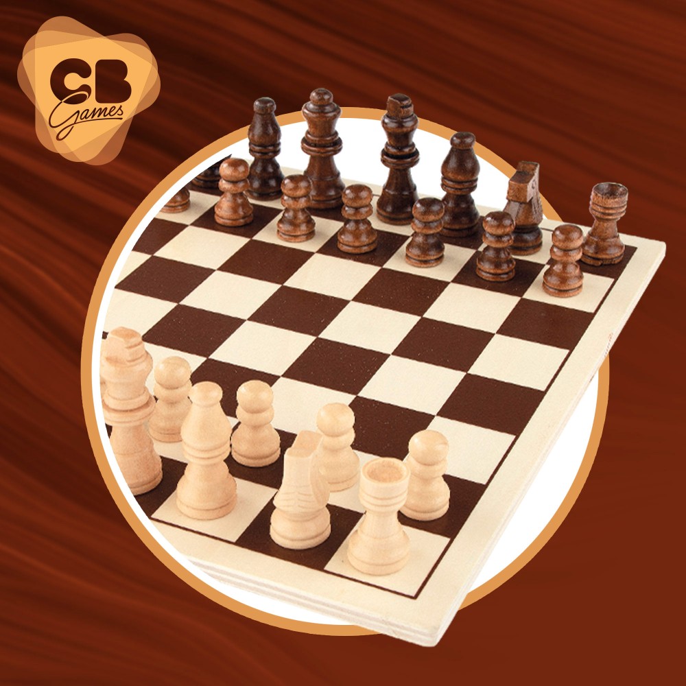 Jogo de Tabuleiro CB GAMES Xadrez (Idade Mínima: 6 Anos - Nível  Dificuldade: Baixa)