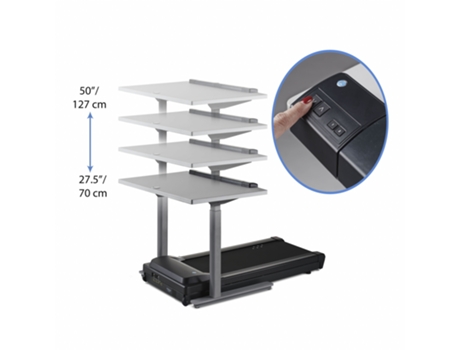 Passadeira com Mesa LIFESPAN Mesa Tr1200-Dt7 72 182 Cm Cinza