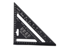 Régua Triangular De 7 Polegadas Quadrado De Carpinteiro Alumínio Portátil Ferramenta De Medição Para Carpintaria Diy