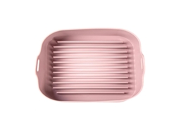 Papel de silicone Lurelia para fritadeira a ar, rosa