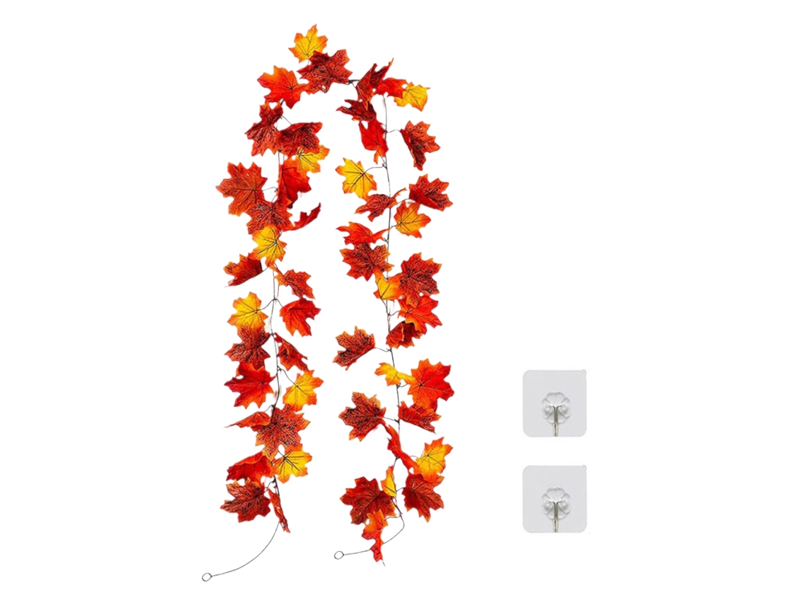 Decoração De Folhagem De Bordo Para Outono Com Laxiscreed, Ideal Para Natal E Acção De Graças