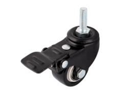 Com Freio Para Carrinho De Compras Aexit De 3,8 Cm Co, Giratório