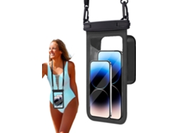 Bolsa Impermeável Para Celular, Transparente, Fácil De Usar, Resistente E Com Grande Capacidade.