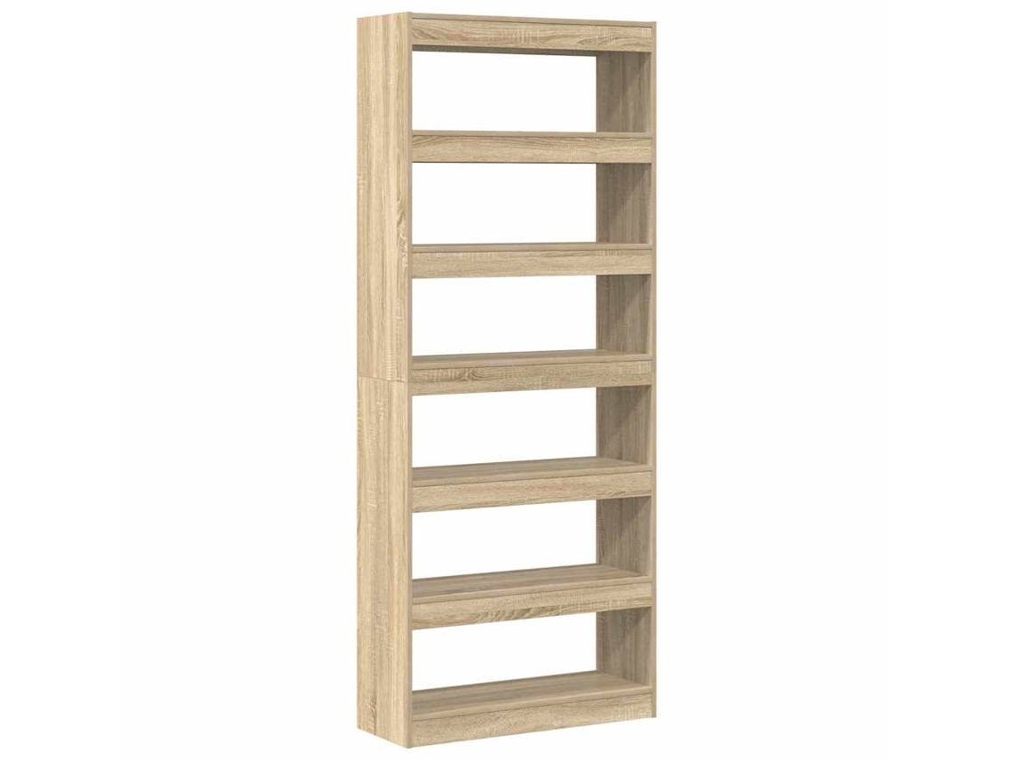 Armário para livros Carvalho Sonoma 80 x 30 x 198 cm - EXCLUSIVO DA MAISON