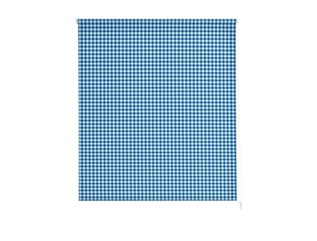 Estore de Rolo ESTORALIS Impressão digital Translúcido Vichy-2 Azul  (120 x 175 cm)