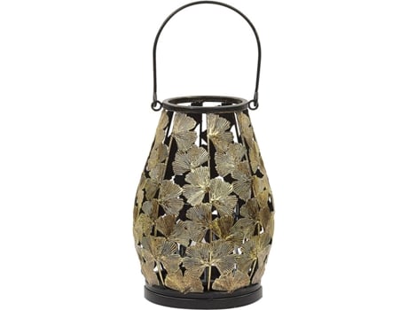 Lanterna decorativa em metal dourado SOMERSET