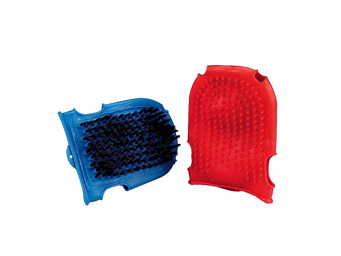 Pincel e Luva Grooming Transparentehippo-Tonic