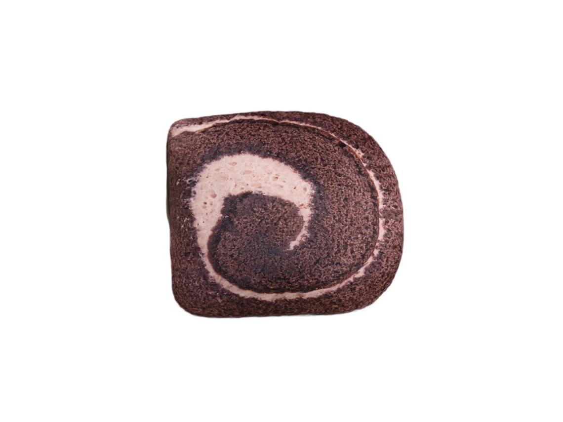 Almofada Criativa Macia em Forma de Rolo Suíço, Pelúcia Brinquedo, Apoio para Sofá, Decoração Infantil Rolo Suíço Roxo CHABERLU