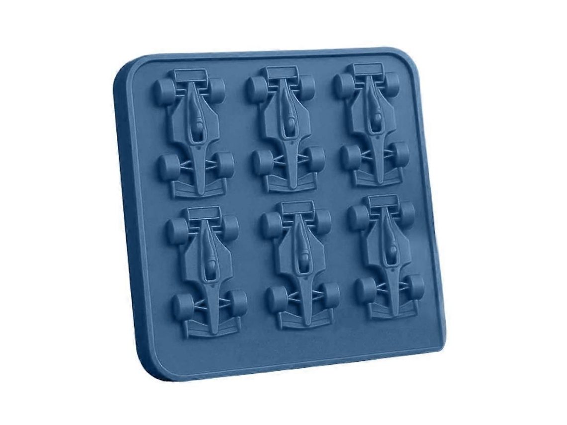 Forma De Silicone Para Gelos E Doces Em Formato De Carrinho De Fórmula 1