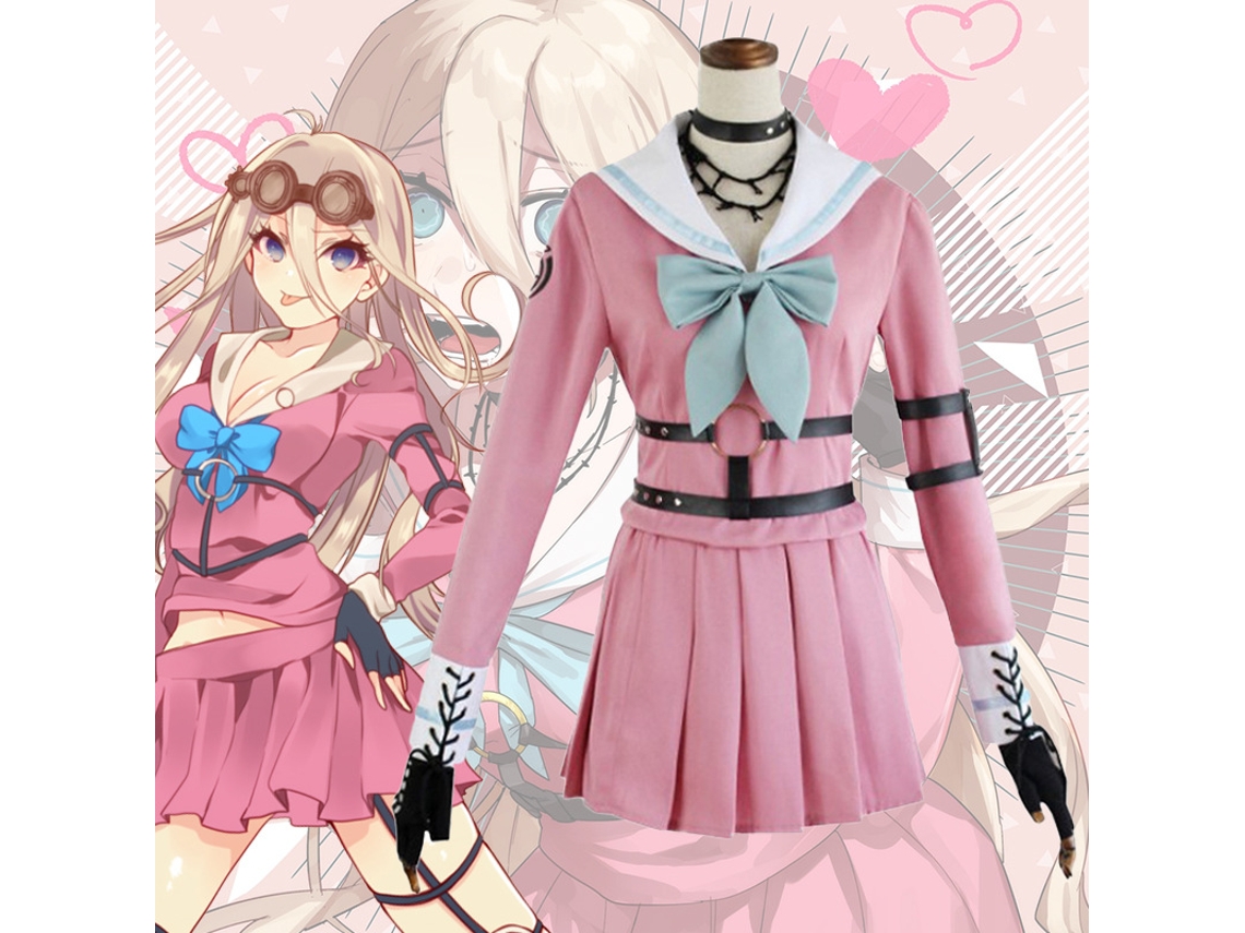 Novo Danganronpa V3 Iruma Miu Cosplay Halloweenxl