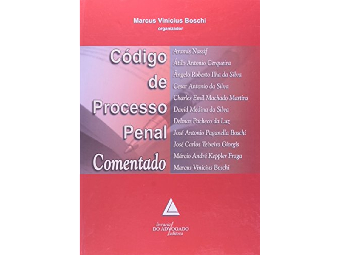 Livro Codigo De Processo Penal Comentado 2008 de Marcus Vinicius Boschi (Português)