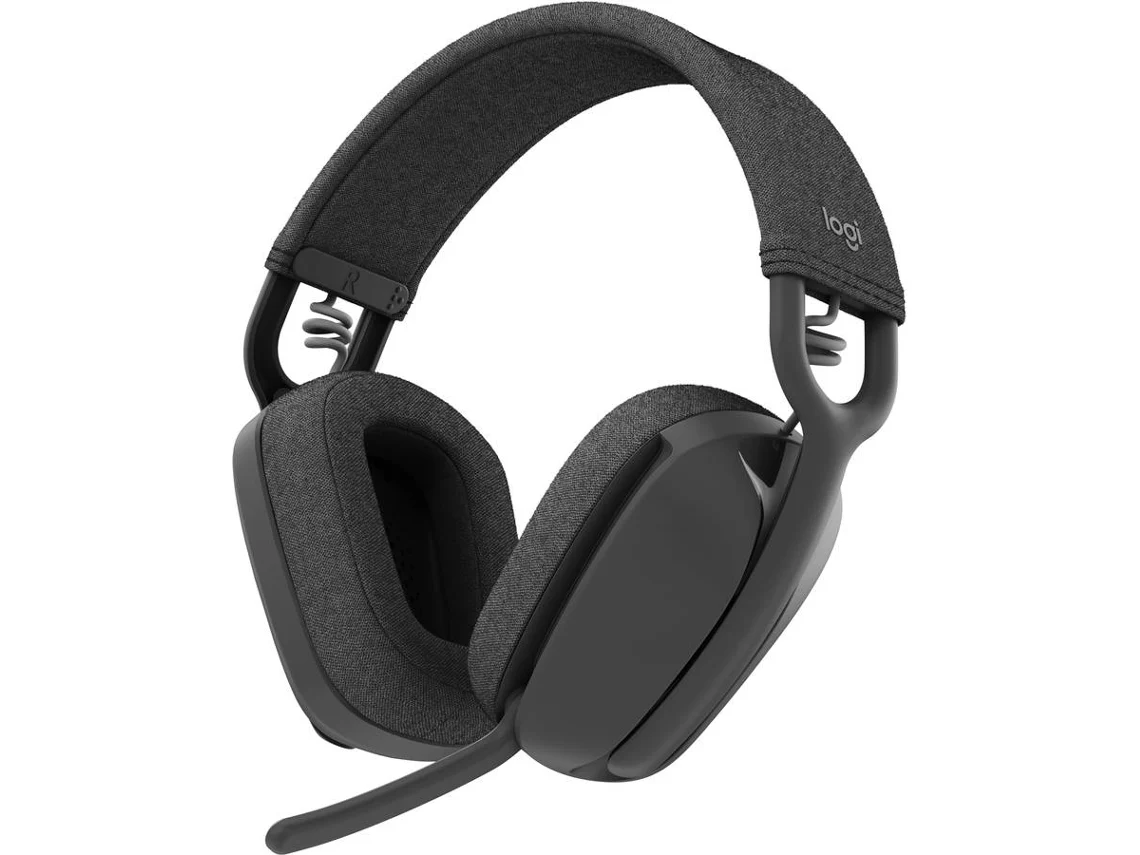 Auscultadores LOGITECH Zone Vibe 100 (Over Ear - Microfone - Preto)