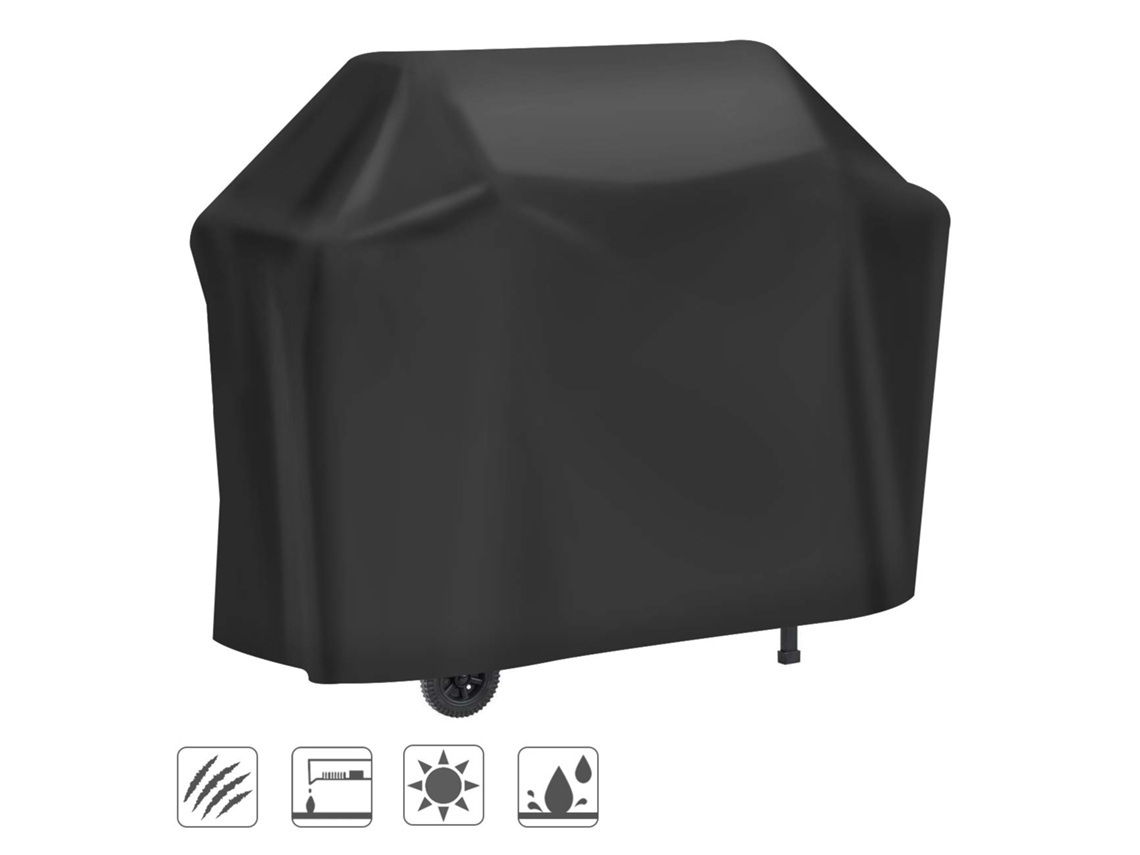 Capa Para Churrasqueira Impermeável E Corta-vento,tamanho 145x61x117cm,compatível Com Weber,brinkmann E Maioria Das Grades