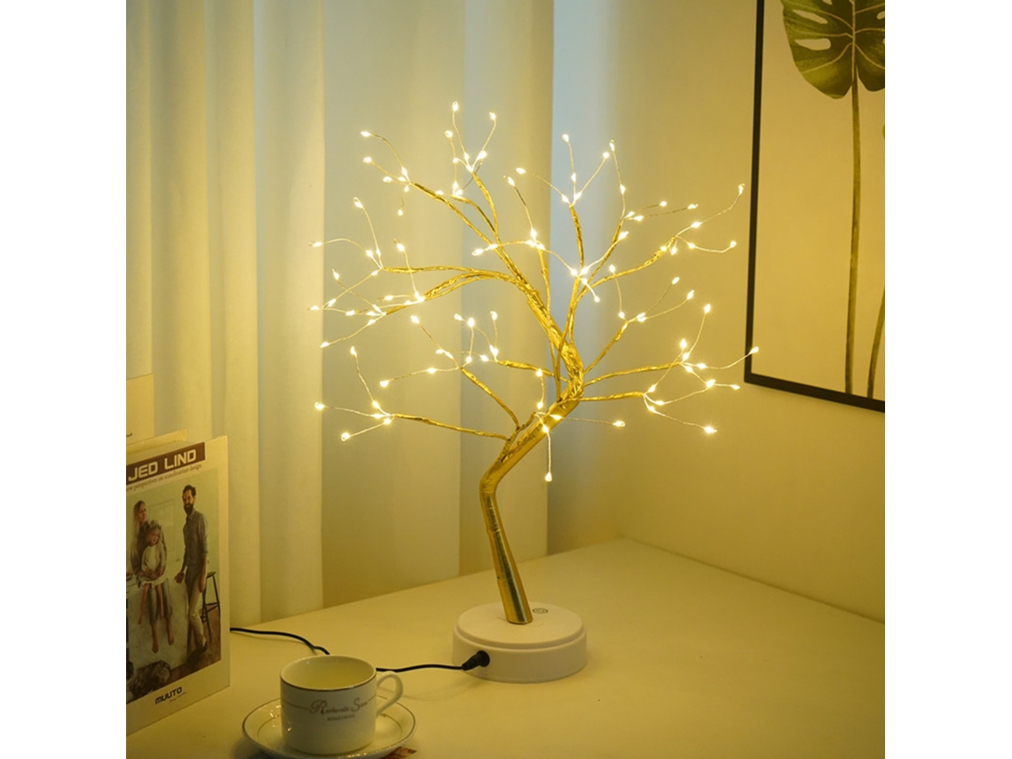 Laxiscreed Bonsai De Mesa Com Led E Luz Estrelada Para Decoração Natal E Ambientes Festivos