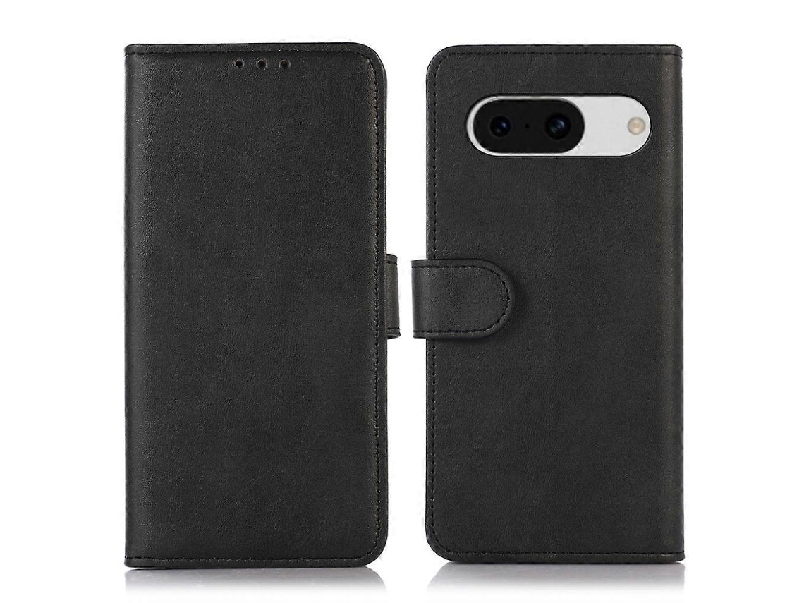 Capa De Celular Flip De Couro Com Textura De Vaca Para Google Pixel 8a
