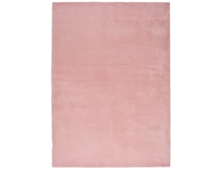 Alfombra lisa tacto suave - ATTICGO - Kristel - Rosa, 190X290 cm