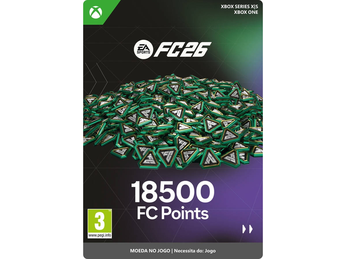 Cartão de Descarga EA SPORTS FC 26 Points 18500 (Formato Digital)