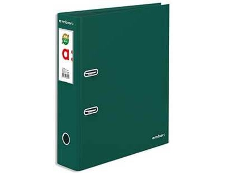 Pasta Arquivo Lombada 80mm Larga A4  Lisa Verde