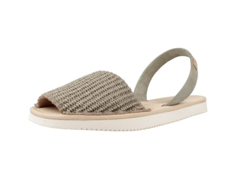 Sapatos De Mulher Castell Tecido Verde (40)