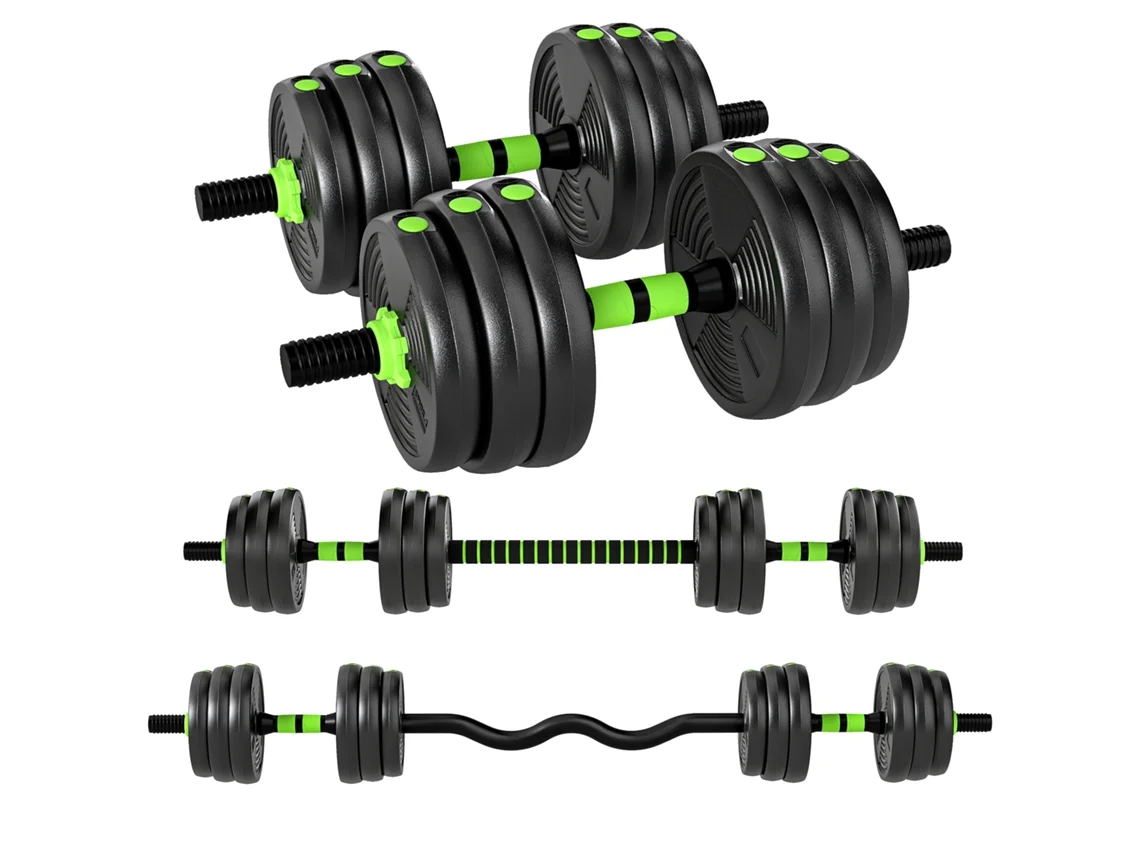 Jogo de Halteres Ajustáveis 20kg 3 em 1 BTFORUS