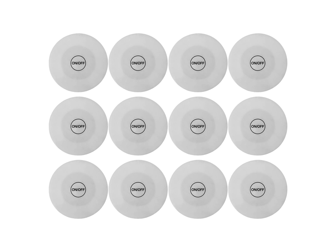 2026 12pcs Adesivo Led Luminoso para Vases Adesivo Leve Posavasos Decorativo Colorido para Bar