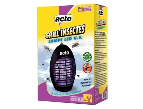 Lâmpada Led UV Grill'insetos Acto 30m²