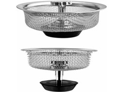 2 Filtros De Aço Inoxidável Para Ralo De Cozinha, Filtros Para Ralo De Chuveiro