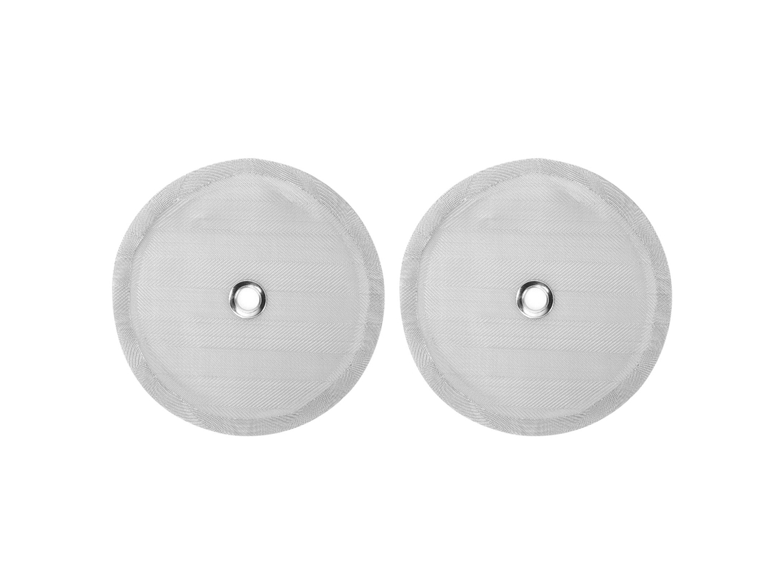 Laxiscreed Telas De Filtro Para Café Em Prensa Francesa, Aço Inoxidável, 100 Malhas, Pack De 2