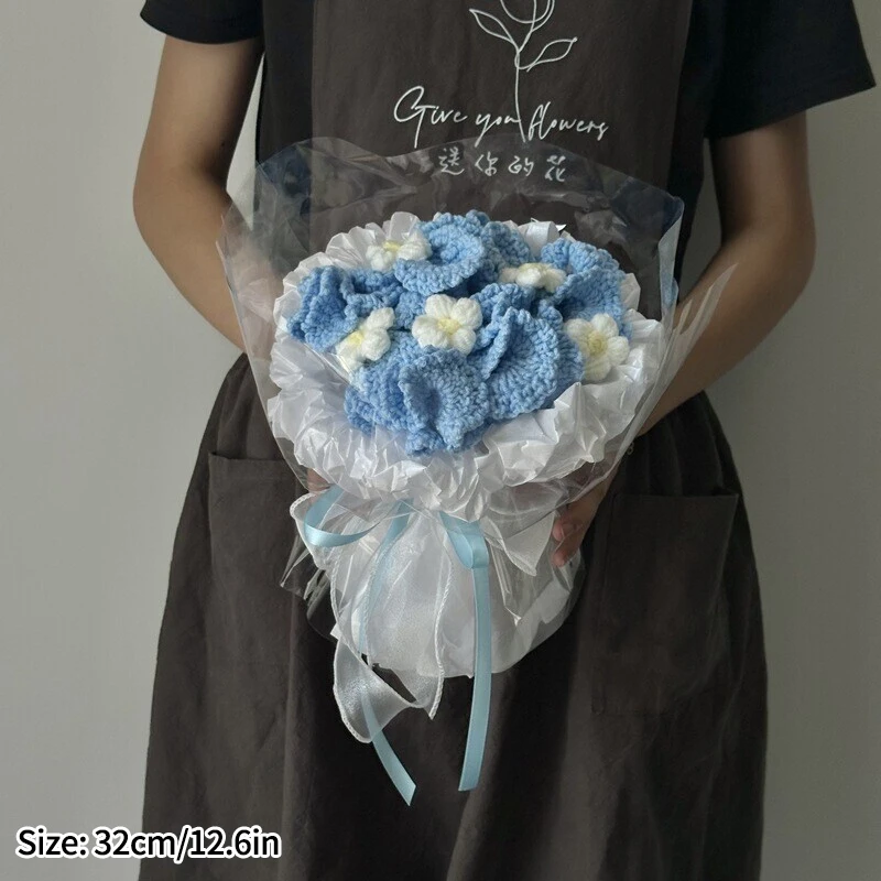 Buquês de Crochê, Buquês de Crochê Feitos À Mão, Buquês para Presentes de Formatura MDUG