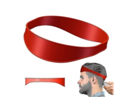 Modelo Guia Corte Cabelo Barbear Linha Do Pescoço Silicone Curvada Diy