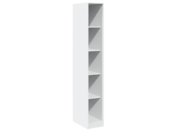 Roupeiro 30x50x200 Cm Derivados da Madeira Branco MAISON EXCLUSIVE
