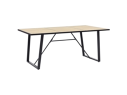Vidaxl Mesa De Jantar 200x100x75 Cm Mdf Cor Carvalho