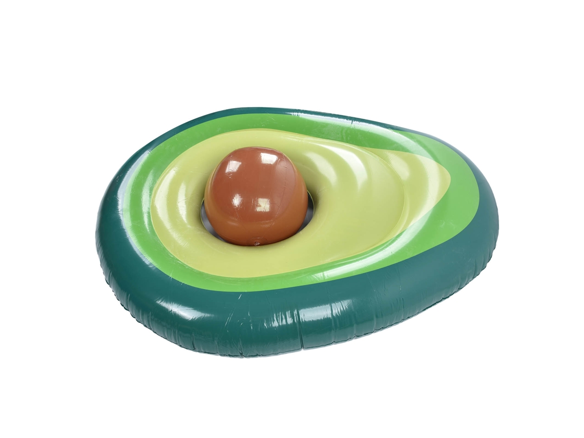 Flutuador Inflável Abacate Pvc Brinquedo Piscina Praia