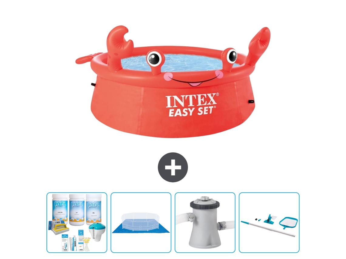 Intex Piscina Easy Set Redonda - Caranguejo - 183x51 Cm - 5-peças S20106