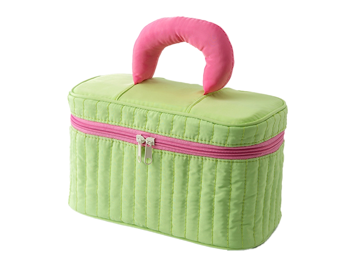 Bolsa de Maquiagem para Viagem Grande Organizador Cosmético em Poliéster Imitando Nylon NEVEANCE