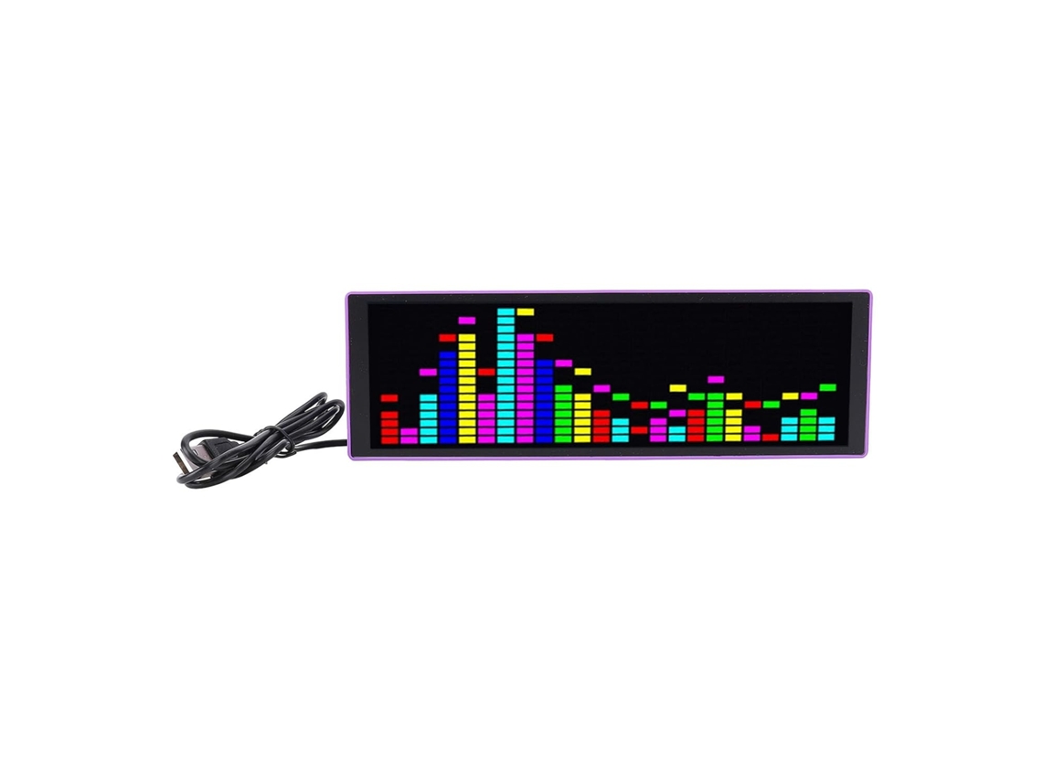 Display De Espectro Musical, Relógio Eletrônico De Espectro Musical 16x24rgb, Analisador De Espectro Gokoco