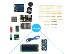 Kit De Iniciante: Placa De Desenvolvimento Com Protoboard, Leds E Peças Essenciais