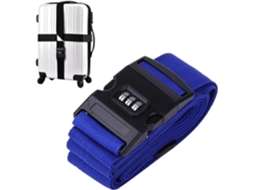 Cintas De Bagagem Viagem Ajustáveis, 4 Peças, Cadeado De Combinação, Cinto Organizador, Seguro, Antifurto, Para