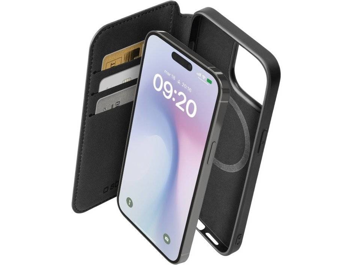 Capa SBS BookWallet iPhone 16 Pro Max (Preto)