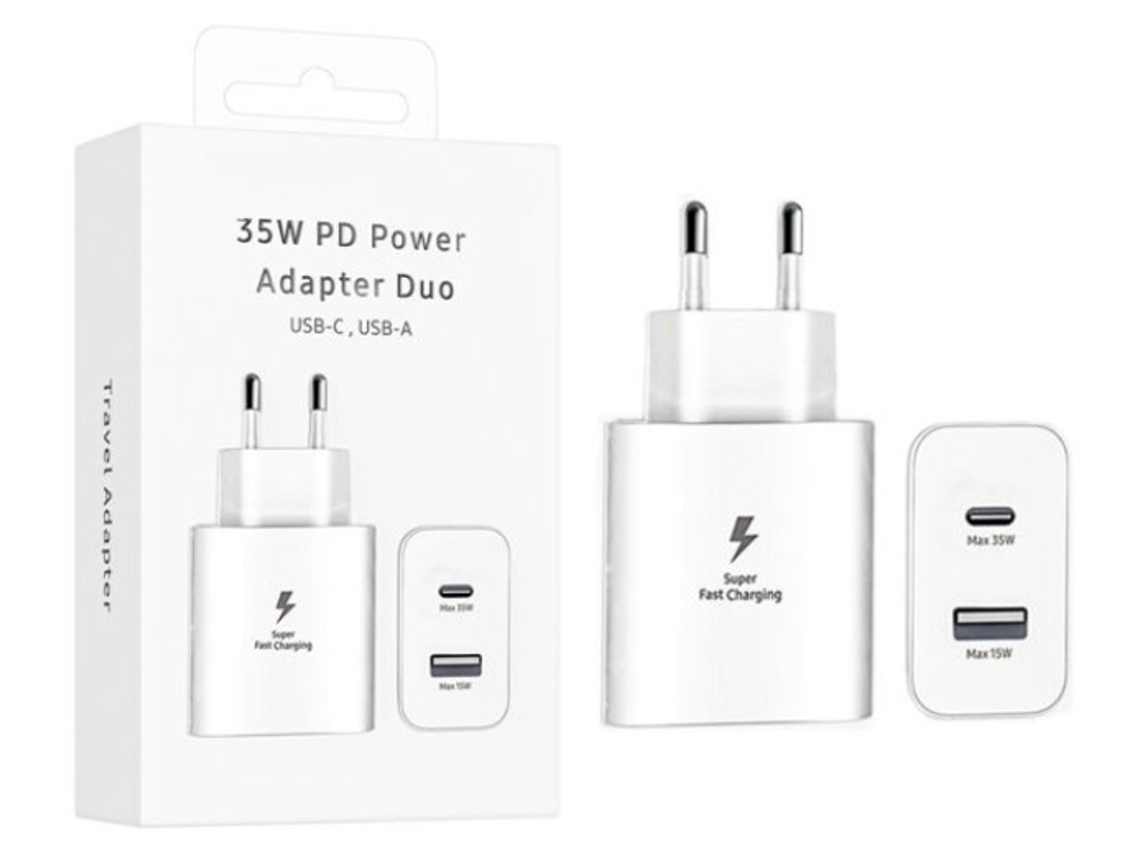 Adaptador Duas Entradas Usb Type-C Carregamento SKYHE Branco