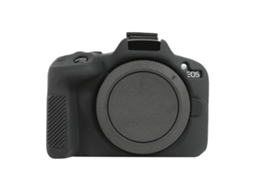 Capa Protetora De Silicone Macio Para Canon Eos R50 Preta