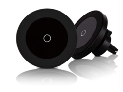 Carregador Sem Bordo Adsorção Power Carregamento Rápido Circular YIZHOOD Magnética Preto