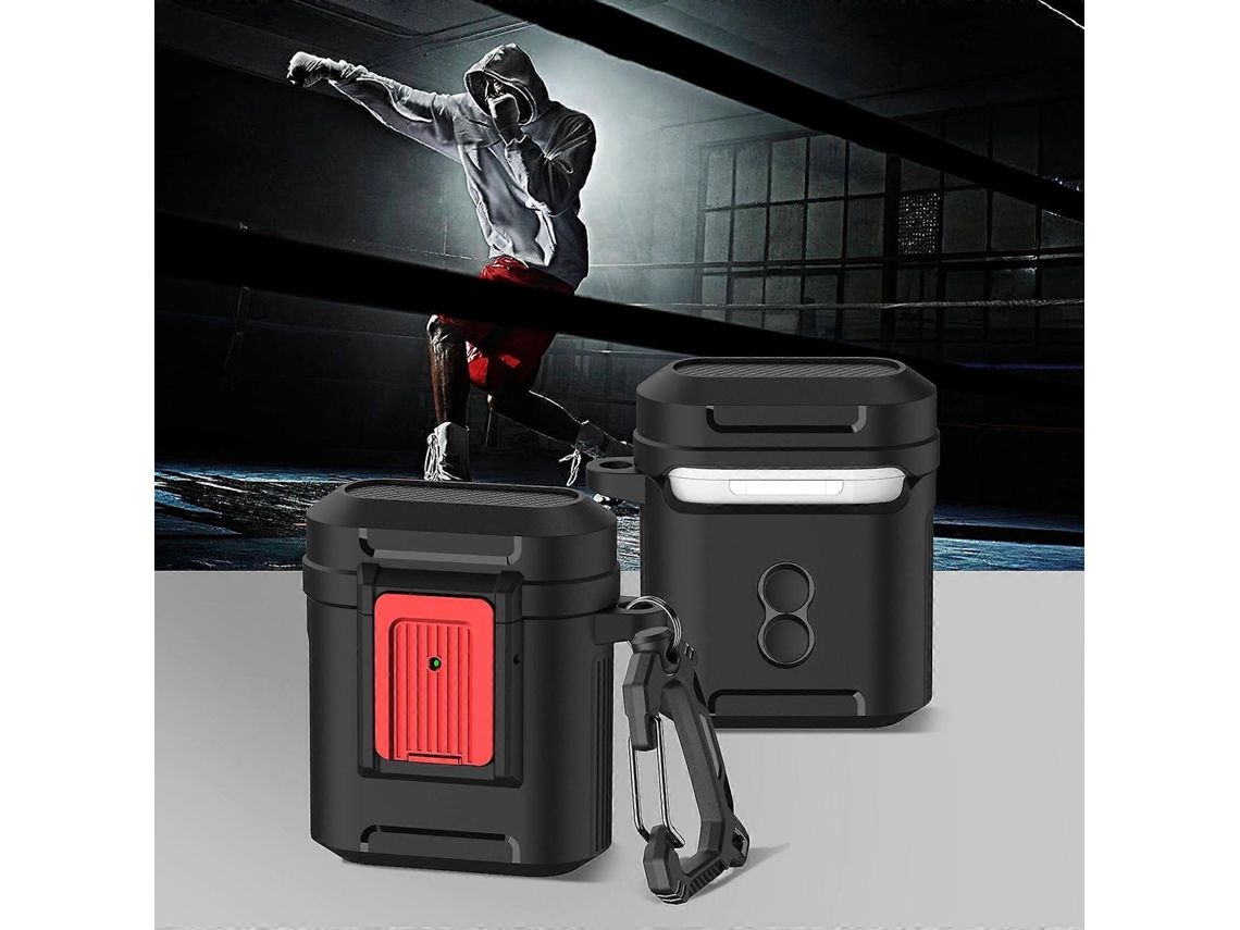 Capa Protetora De Tpu + Pc Para Fones De Ouvido Airpods 1/2